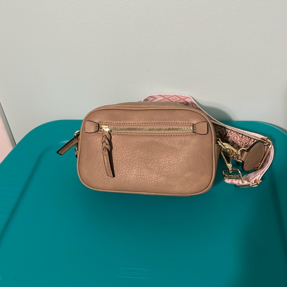 Stylish Tan Crossbody Bag